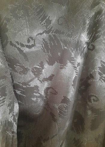 Nakışlı Gri  kısa Ceket - Görsel 7