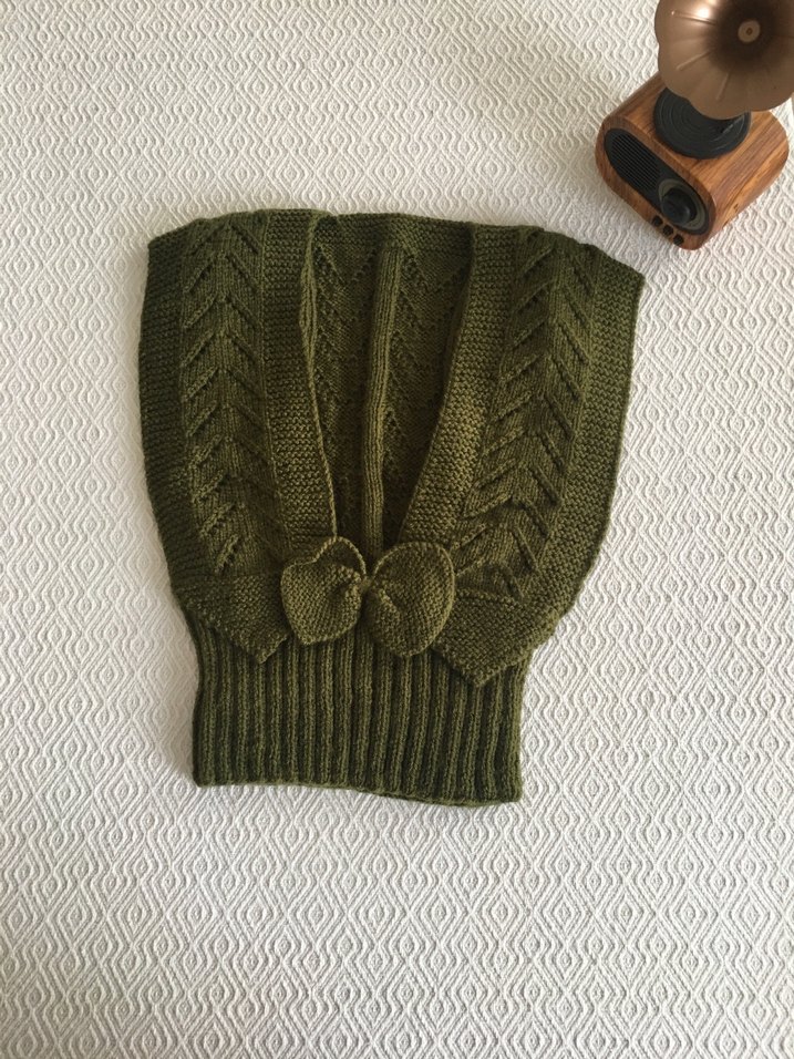 Yeşil Örgü Bohem Kazak ve Mini Etek Takımı - Görsel 2