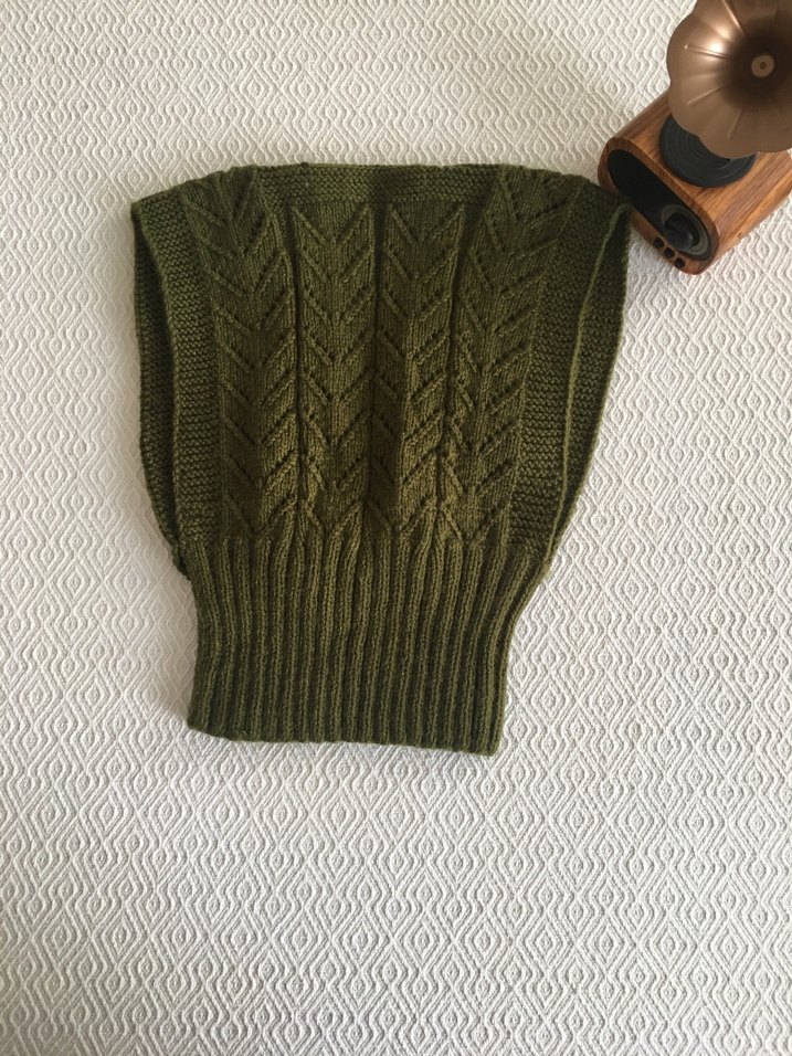 Yeşil Örgü Bohem Kazak ve Mini Etek Takımı - Görsel 3