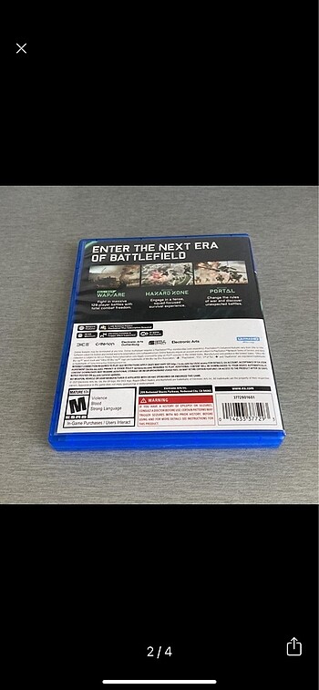 Beden Battlefield 2042 Ps4 Oyun Kutusu