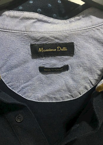 Massimo Dutti Lacivert Polo Tişört - Görsel 2