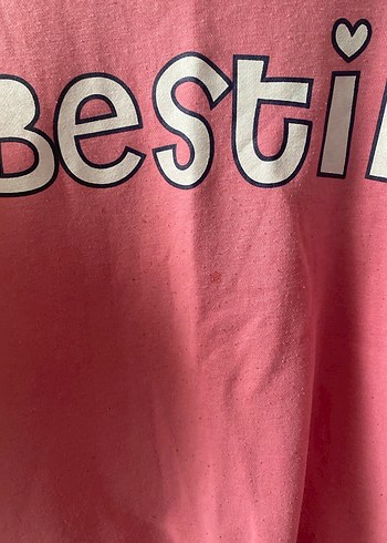 Kız Çocuk Pembe Uzun Kollu Sweatshirt - Görsel 2