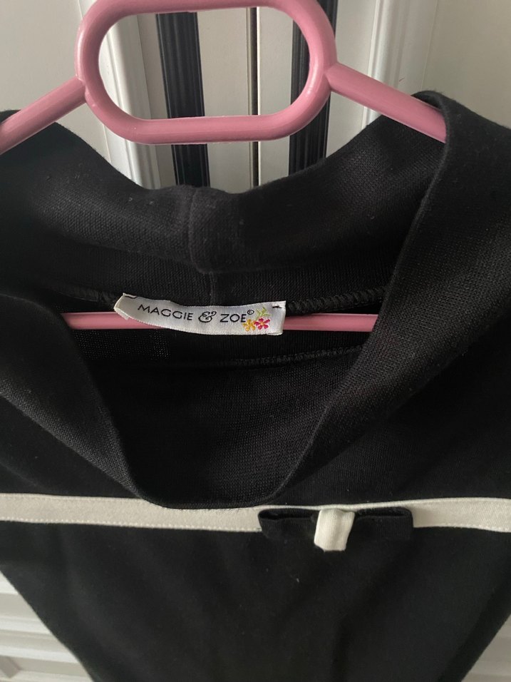 Kısa Kollu Siyah Midi Elbise - Görsel 2