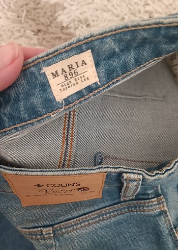 Rahat Kesim Mavi Kadın Midi Kot Pantolon - Görsel 4