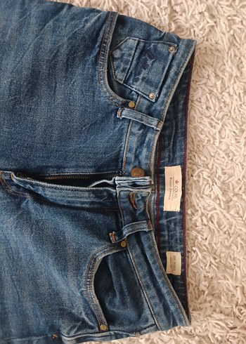 Rahat Kesim Mavi Kadın Midi Kot Pantolon - Görsel 8