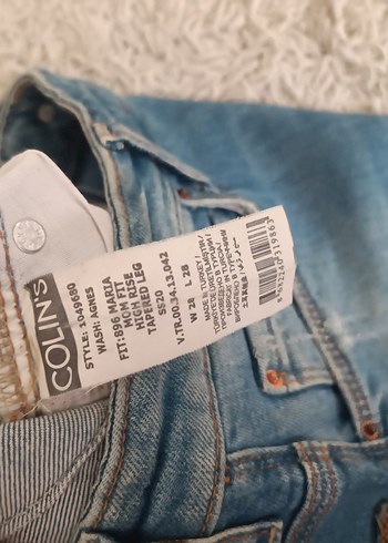 Rahat Kesim Mavi Kadın Midi Kot Pantolon - Görsel 5