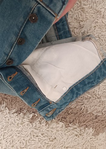 Rahat Kesim Mavi Kadın Midi Kot Pantolon - Görsel 6