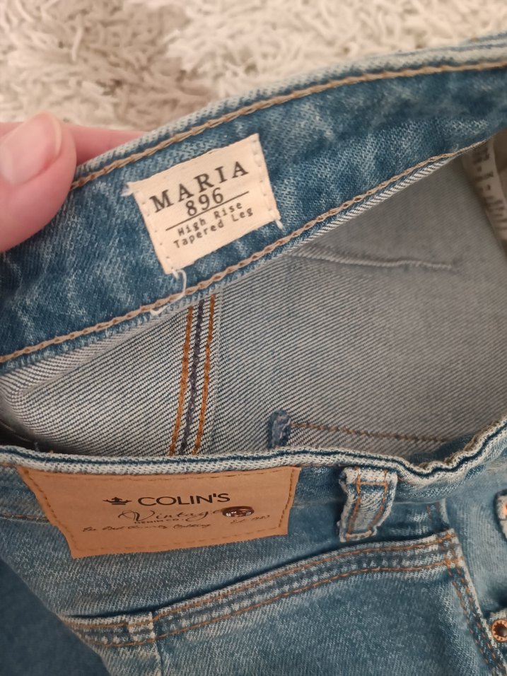 Rahat Kesim Mavi Kadın Midi Kot Pantolon - Görsel 4