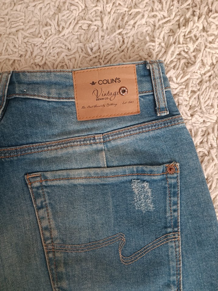 Rahat Kesim Mavi Kadın Midi Kot Pantolon - Görsel 3