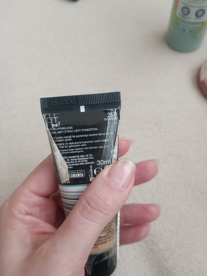 Maybelline New York Fit Me Matte Poreless Fondöten 250 numara - Görsel 4