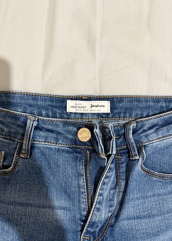 s Beden Mavi Mini Denim Şort