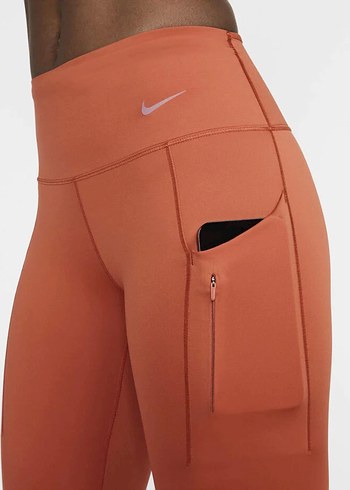 Dik Kesim Fermuarlı Kadın Tayt - Görsel 4