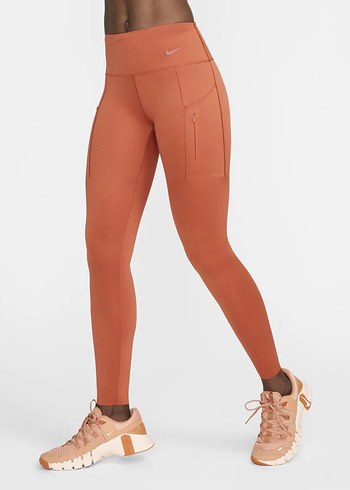 Dik Kesim Fermuarlı Kadın Tayt - Görsel 2