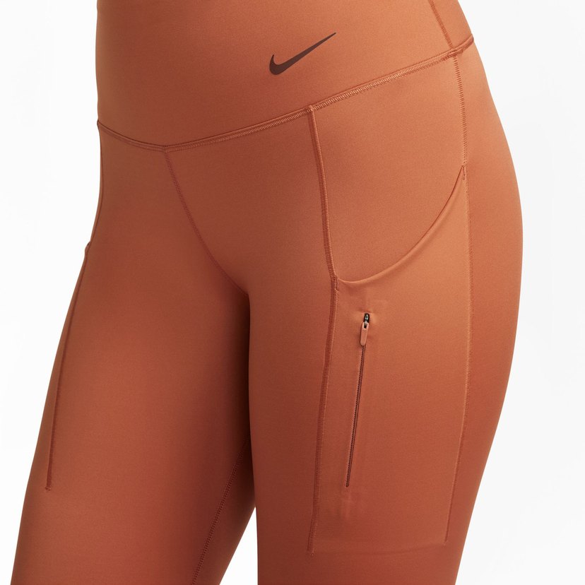 Dik Kesim Fermuarlı Kadın Tayt - Görsel 3