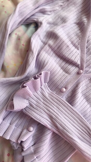 xs Beden mor Renk H&M lila bluz