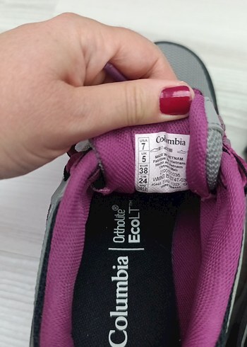 Columbia Mor Gri Kadın Spor Ayakkabı - Görsel 7