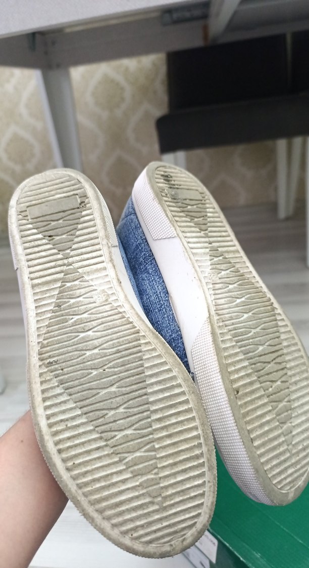 Kadın Kot Kumaş NakışlıSpor Ayakkabı - Görsel 5