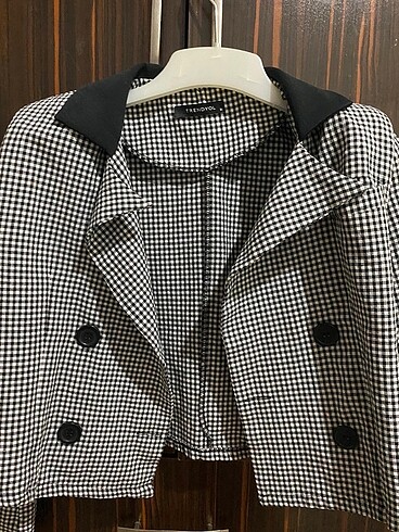 Crop Blazer ceket
