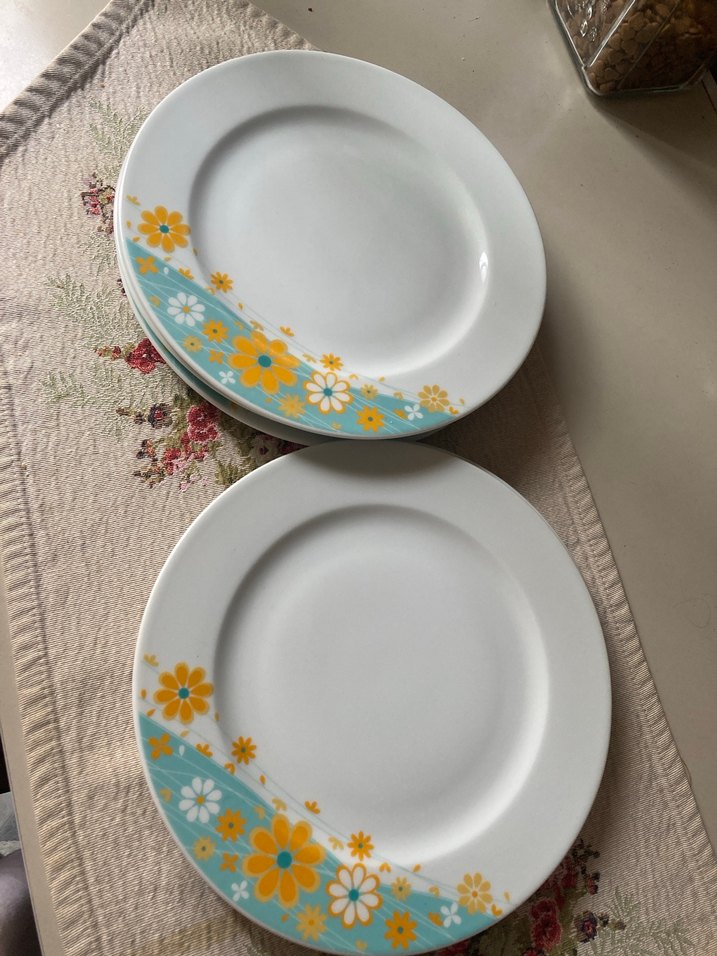 Güral Porselen Çiçek Desenli Tabaklar - Görsel 2