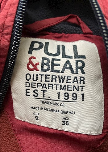 Pull and Bear Renkli Mont - Görsel 4