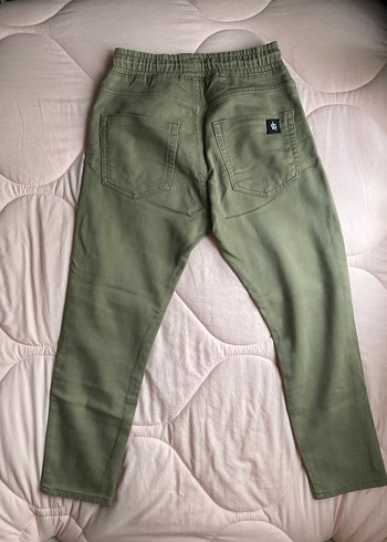 Zara Erkek Haki Rahat Kesim Pantolon - Görsel 2