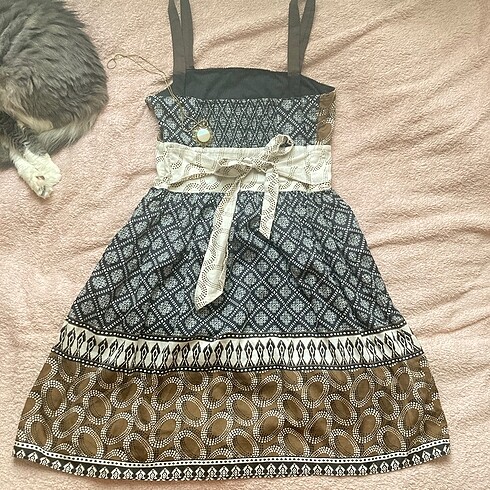 Koton Vintage Retro Elbise