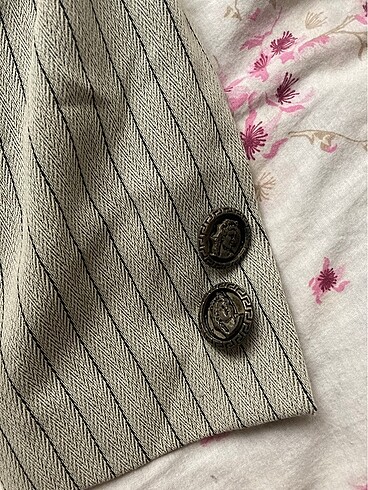 l Beden çeşitli Renk Vintage Çizgili Blazer