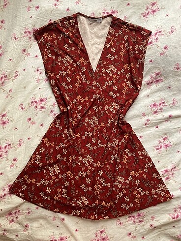 Mango Vintage Çiçekli Elbise