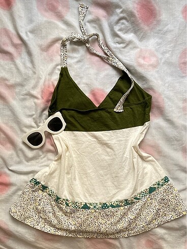 American Vintage Vintage Boyundan Bağlamalı Bluz