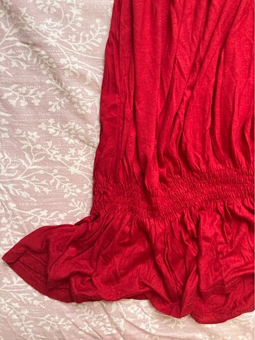 Bershka Bershka Vintage Fırfırlı Bluz/Elbise