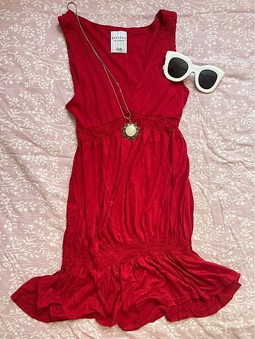 Bershka Vintage Fırfırlı Bluz/Elbise
