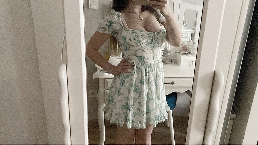 Coquette Lolita Çiçekli Elbise