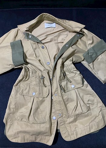 Düğmeli Bej Ceket - Görsel 2