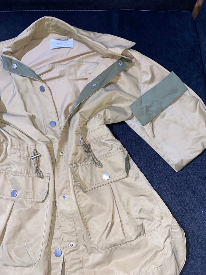 Düğmeli Bej Ceket - Görsel 3