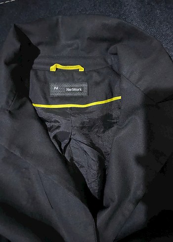 Network Düğmeli Siyah Kadın Blazer Ceket - Görsel 2