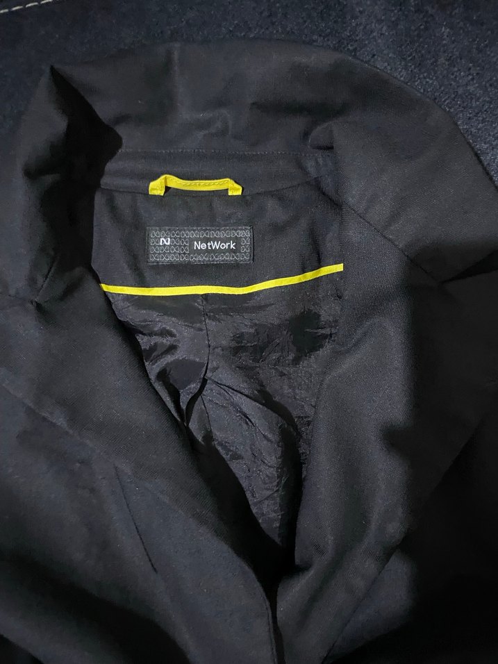 Network Düğmeli Siyah Kadın Blazer Ceket - Görsel 2