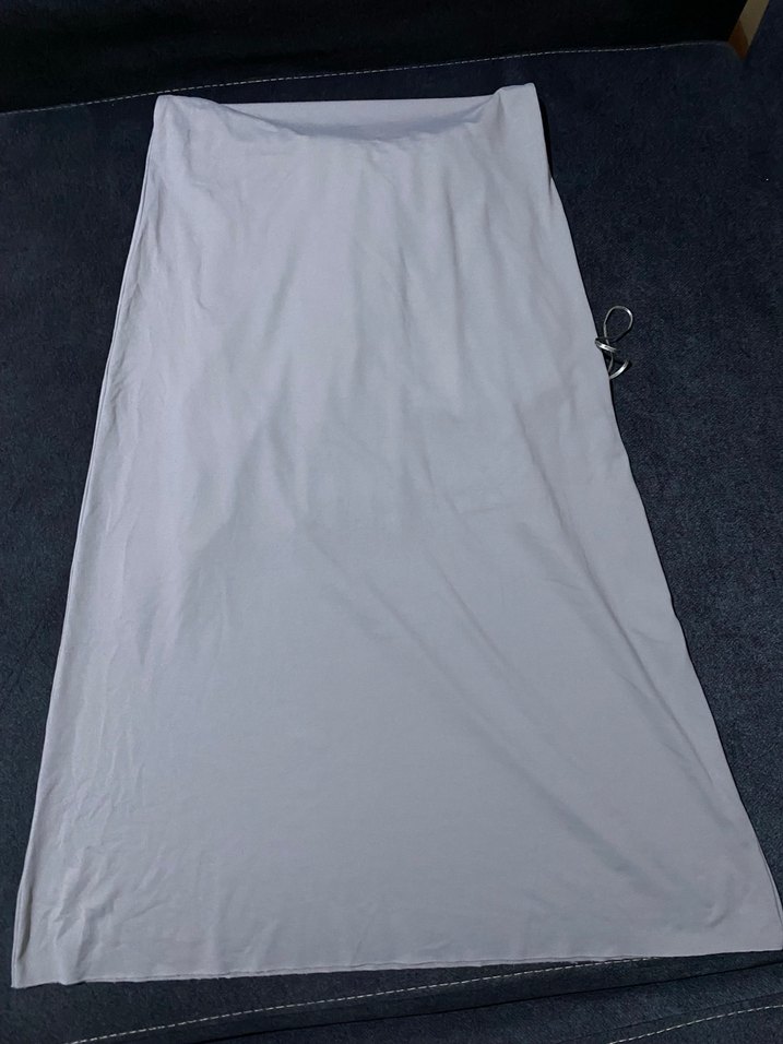 Zara Gri İp Askılı Uzun Elbise - Görsel 5