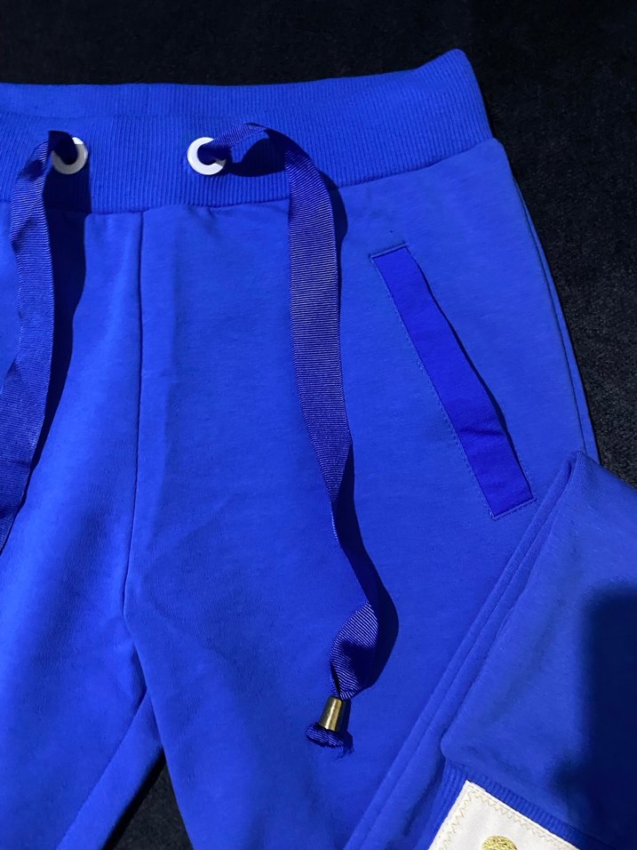 Kadın Mavi Rahat Kesim Eşofman Altı - Görsel 4