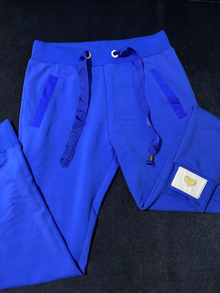 Kadın Mavi Rahat Kesim Eşofman Altı - Görsel 2