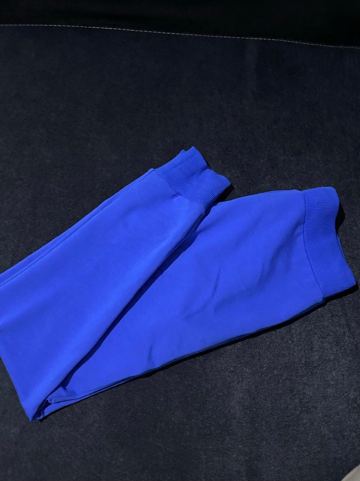 Kadın Mavi Rahat Kesim Eşofman Altı - Görsel 5