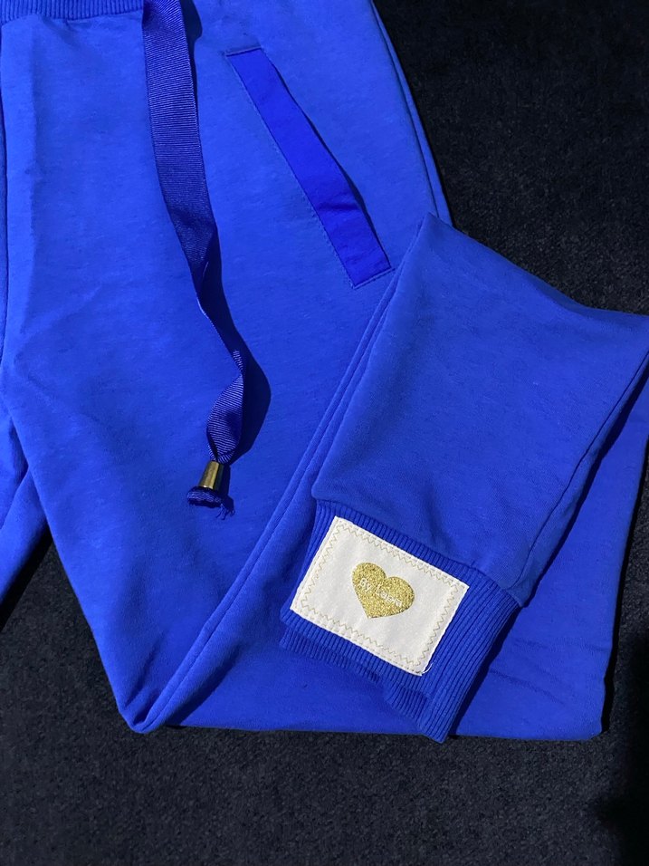 Kadın Mavi Rahat Kesim Eşofman Altı - Görsel 3