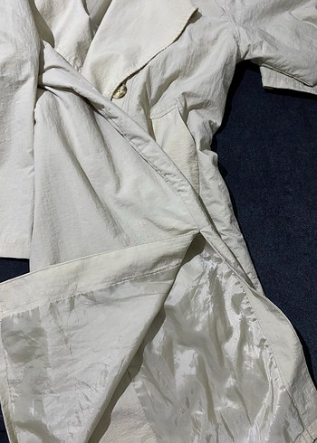 Kadın Krem Trençkot - Görsel 7