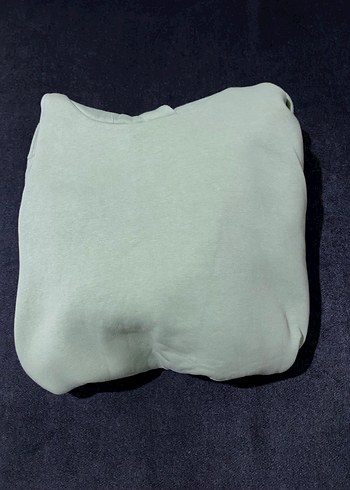 Kadın Su Yeşili Kapüşonlu Sweatshirt - Görsel 4