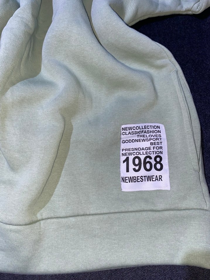 Kadın Su Yeşili Kapüşonlu Sweatshirt - Görsel 2
