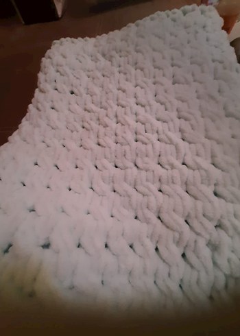 Pembe Örgü Çocuk Battaniyesi - Görsel 12