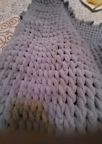 Pembe Örgü Çocuk Battaniyesi - Görsel 3