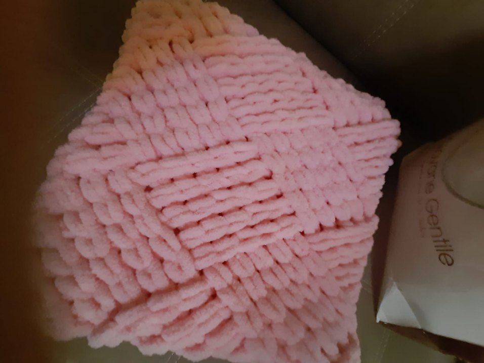 Pembe Örgü Çocuk Battaniyesi - Görsel 5