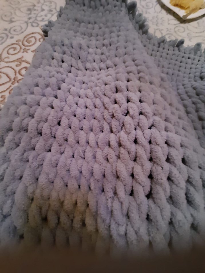 Pembe Örgü Çocuk Battaniyesi - Görsel 3