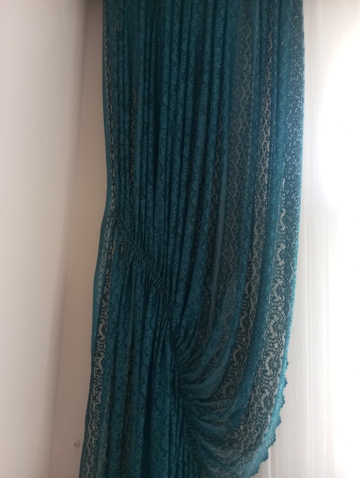 İşlemeli Mavi Perde - Görsel 3