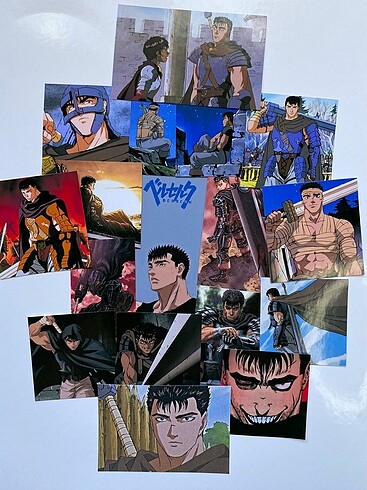 Guts Anime Moments Sticker Paketi